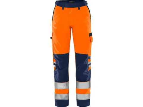 High vis Green broek dames Oranje Marine Blauw klasse 2 2642 Maat 38