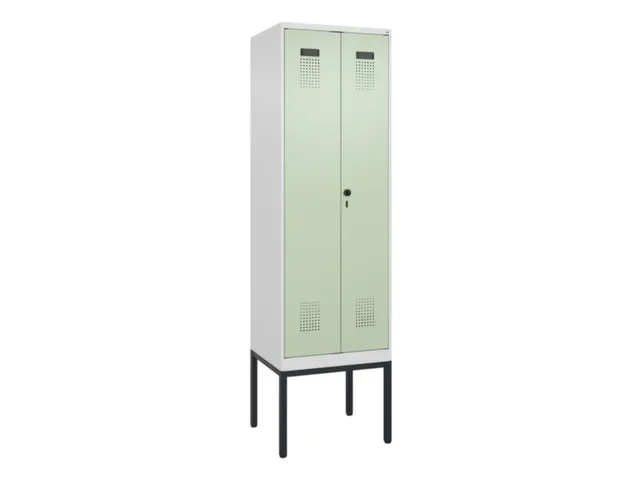 locker voor scheiding van kleding,HxBxD 2120x600x500mm,2vak