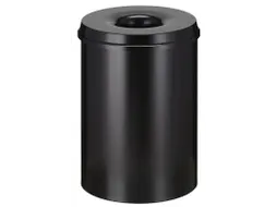 Vlamdovende papierbak 30 Liter Zwart
