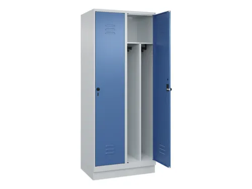 locker voor scheiding van kleding,HxBxD 1950x800x500mm,2vak