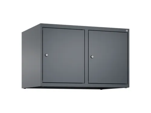 opzetkast,v. locker,2vak.,vak B 400mm,HxBxD 500x800x500mm,cilinderslot