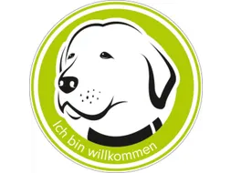 aanwijzingsbord,Honden welkom,folie,groen/wit/zwart,zelfklevend
