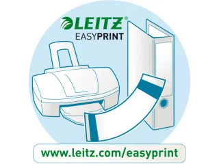 Rugetiket Leitz 56X190Mm Insteekkaart Breed Grijs printbaar - 2