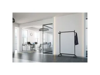 9424190 Garderoberek mobiel MAULsamba standvoet met wielen 172,5cm - 6