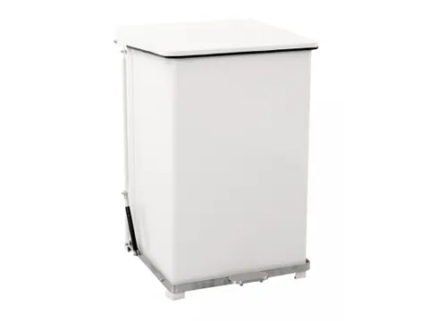 Industriële Pedaalemmer 152 Liter Wit