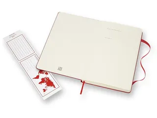 Notitieboek Moleskine large 130x210mm blanco hard cover scarlet red - 8