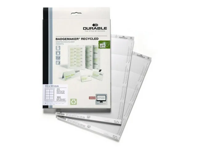 Badgemaker Inserts Gerecycled 60x90mm