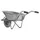 bouwkruiwagen,80l,HxBxD 620x590x1450mm,stalen buis,grijs,PU-banden