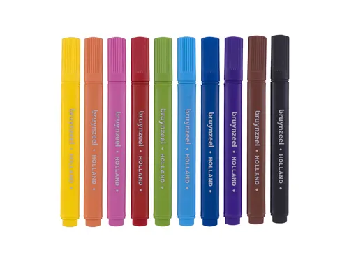 Viltstift Bruynzeel Kids Triple assorti 10 stuks