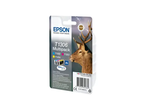 Epson T1306 XL Inktcartridge 3-Kleuren Voordeelpack