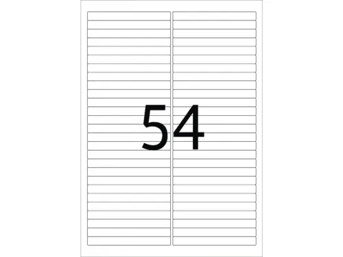 HERMA 10015 Verwijderbare etiketten A4 96x10mm Wit 1350 stuks