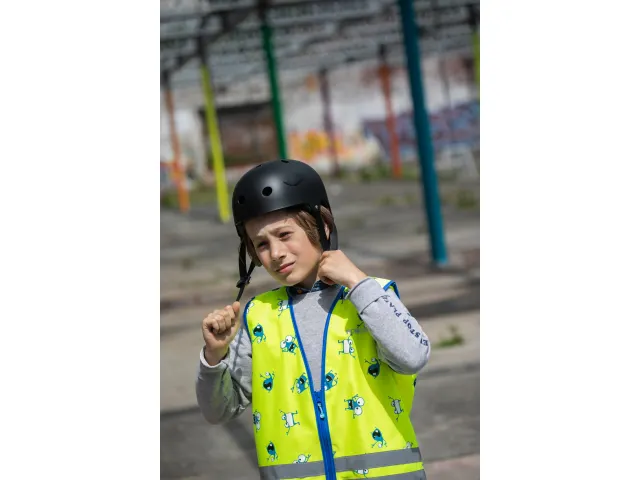 Goyo Jacket Reflecterend Fluohesje Geel Voor Kinderen Maat Small