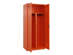 PBM-locker,HxBxD 1850x800x500mm,2vak,vak B 400mm,draaigrendel