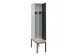 locker met bank,voor scheiding van kleding,HxBxD 2120x400x815mm,1vak