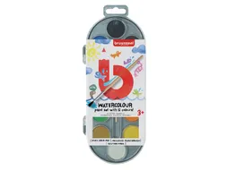 Verfdoos Bruynzeel Kids 12 kleuren waterverf