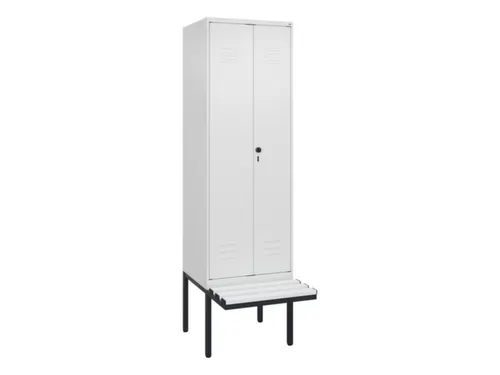 locker voor scheiding van kleding,HxBxD 2120x600x815mm,2vak