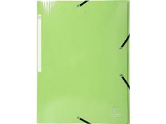 Elastomap 3 kleppen IDERAMA Maxi Capacity A4 Anijsgroen