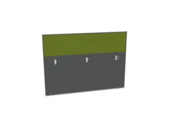 cache de banque d'accueil p. table de bureau MS-gris foncé BN7048-ver