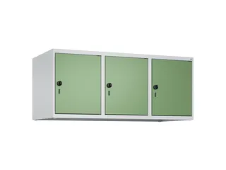 opzetkast,v. locker,3vak.,vak B 400mm,HxBxD 500x1200x500mm - 2