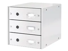 Ladenbox 3 Laden Leitz Click & Store 3 Laden Wit 77% gerecycled karton