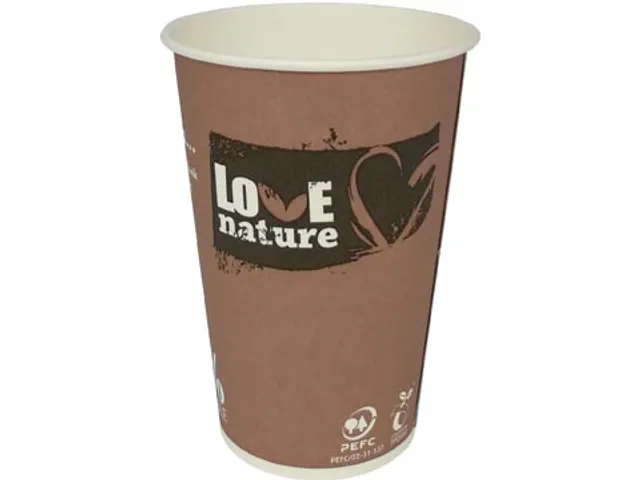 Drinkbeker Love Nature uit karton 180 ml 80 stuks