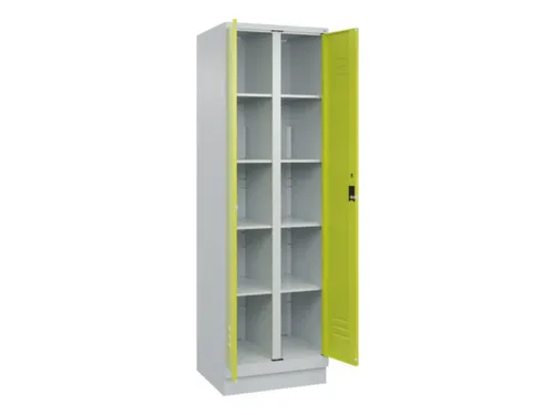 wasgoedverdeelkast,HxBxD 1950x600x500mm,vak B 300mm,cilinderslot