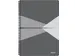 Cahier Leitz Office A4 ligné couverture PP gris/gris