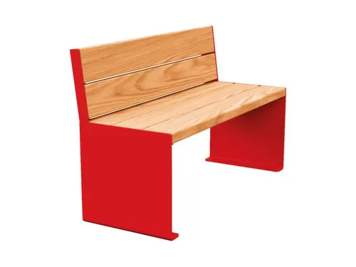 zitbank,B 1200mm,3latten,hout-zitting licht eikenhout,zitting H 450mm
