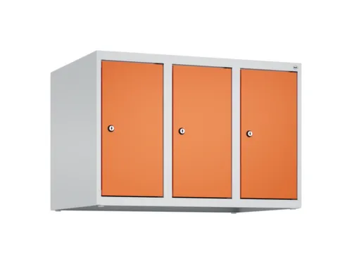 opzetkast,v. locker,3vak.,vak B 250mm,HxBxD 500x750x500mm,vleugeldeur