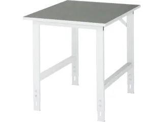 werkbank,HxBxD 760-1080x750x1000mm,houtblad,m. linoleumlaag - 2