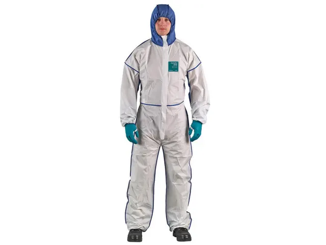 Ansell Alphatec 1800 Comfort disposable overall, wit, maat 3XL, per st