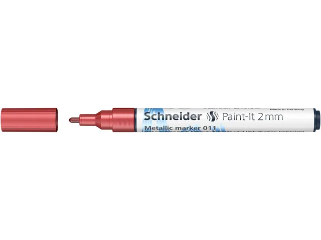 Metallic marker Schneider Paint-It 011 2mm rood metallic
