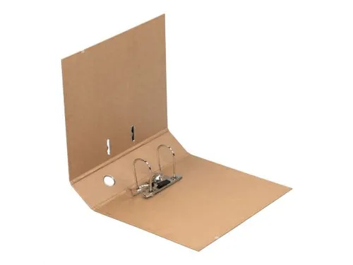 Ordner Oxford Touareg A4 80mm karton naturel/wit