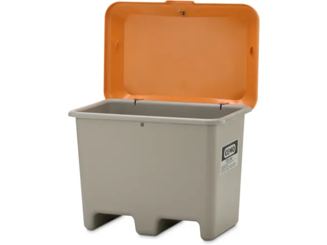 strooigoedbak,200l,HxBxD 690x890x600mm,GVK,grijs,deksel oranje