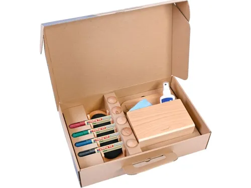 Whiteboard Starterkit WOODEN 17-delig
