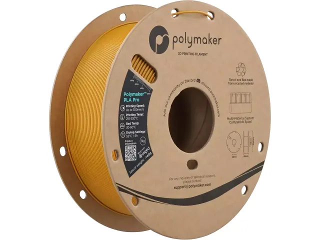 Filament PLA PRO 1,75mm HS Tough METAL GOLD 1kg