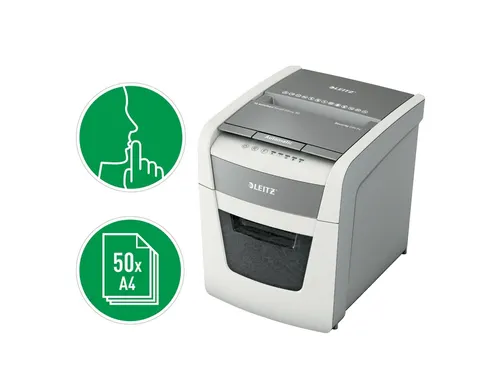 Papiervernietiger Leitz IQ Auto+ Small Office 50X P4 snippers 4x28mm