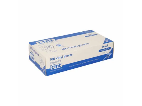 Vinyl Handschoenen Poedervrij Wit Maat S Doos 1000 stuks