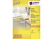 Étiquette Avery ILC 105x148mm jaune 100 flles, 4 et. par flle