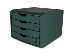 ladeblok,4xDIN A4,HxBxD 215x265x332mm,kunststof,groen