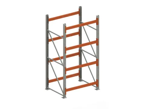 Rayonnage grande largeur départ HxlxP 2700x1470x1100mm 4niveaux sans