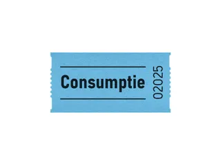 Consumptiebon Combicraft 57x30mm 2-zijdig 2x1000 stuks blauw - 4