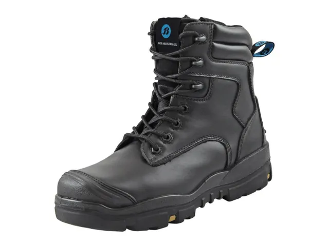 Bata Longreach Black Zip S3 veiligheidsschoenen SRC zwart maat XW-38