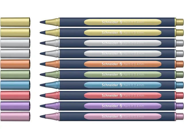 Le roller métallique Paint-It 050 0.4mm métallique Boîte de 10 piè