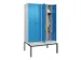 locker voor scheiding van kleding,HxBxD 2120x1200x815mm,4vak