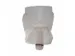 pp non woven ondergoedset, wit (hemd short, katoenen sokken XL) 1/