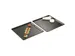 Zwarte Schaal 410x460mm