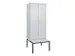 locker voor scheiding van kleding,HxBxD 2120x800x815mm,2vak