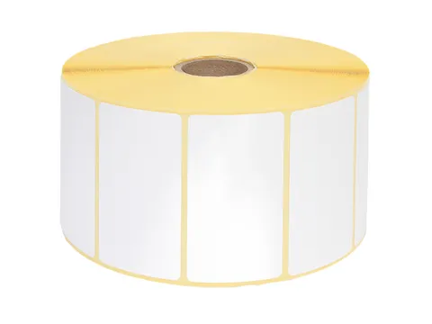 Labeletiket IEZZY Zebra 800262-125 57x32mm 25mm wit permanent 2100st