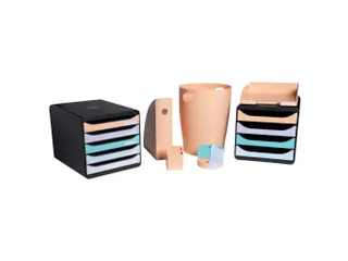 ECOBIN Papiermand 15 L Aquarel koraal - 6
